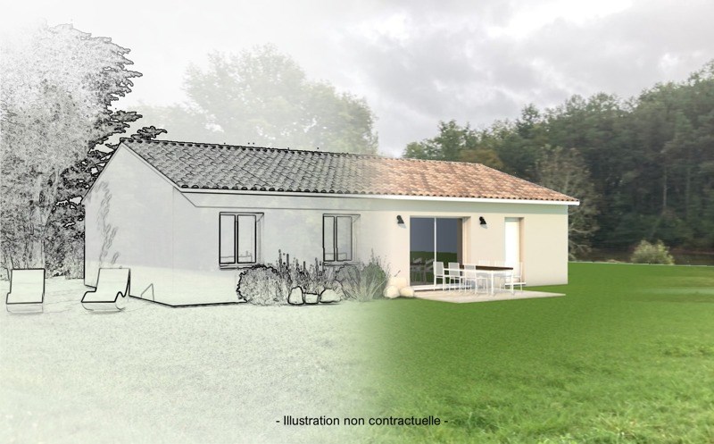 Vente Terrain ST BARTHELEMY DE BELLEGARDE - -1899 m² - (24700)