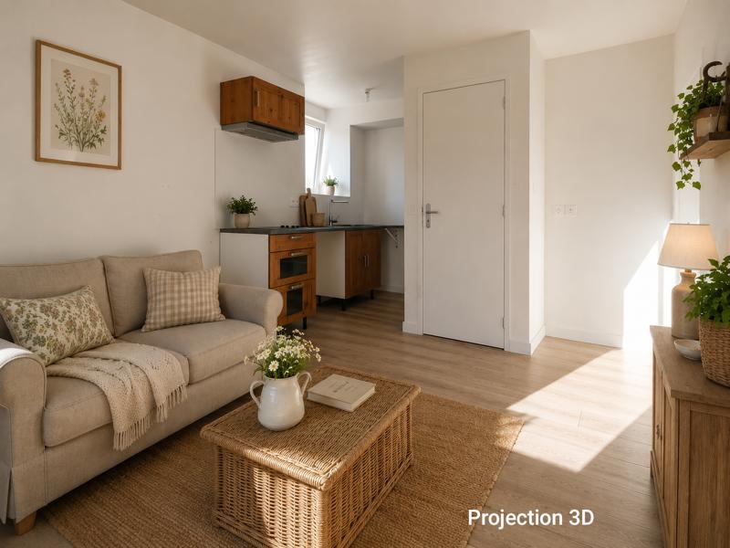 Vente Appartement MELLAC - 2 pièces -35 m² - (29300)