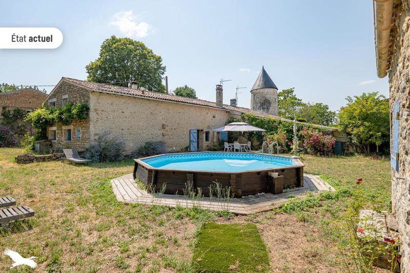 Vente Maison CHAMPAGNOLLES - 6 pièces -200 m² - (17240)