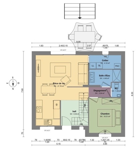 Vente Terrain BREUIL BOIS ROBERT - -550 m² - (78930)