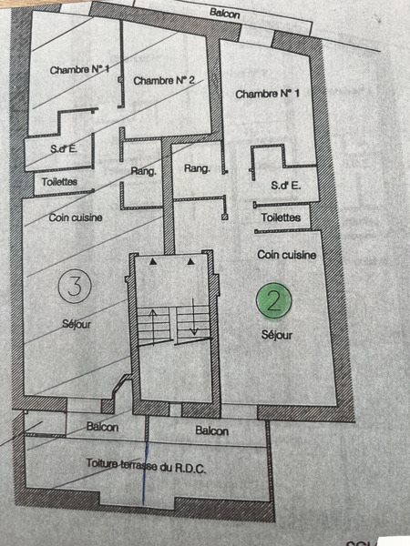 Vente Appartement BEZIERS - 2 pièces -43 m² - (34500)