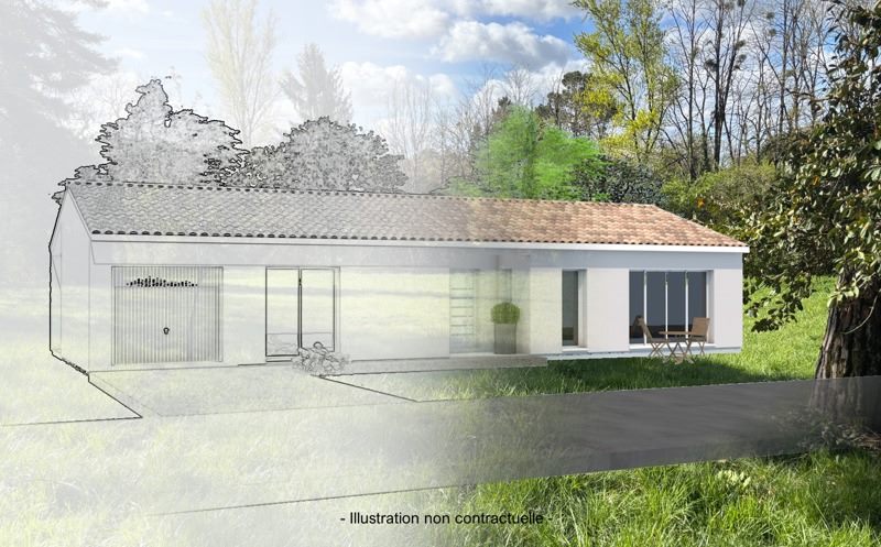 Vente Terrain ST GENES DE LOMBAUD - -1500 m² - (33670)