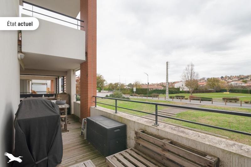 Vente Appartement QUINT FONSEGRIVES - 2 pièces -41,5 m² - (31130)