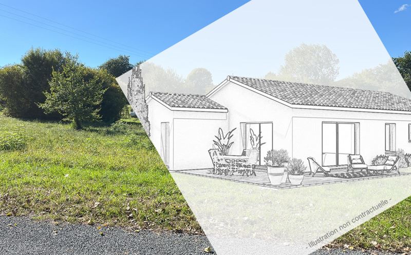 Vente Terrain FOUGUEYROLLES - -1535 m² - (33220)