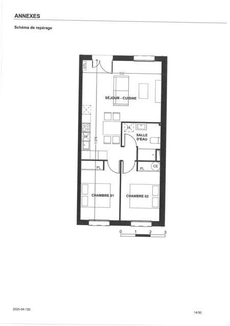 Vente Appartement VENDAYS MONTALIVET - 3 pièces -56 m² - (33930)