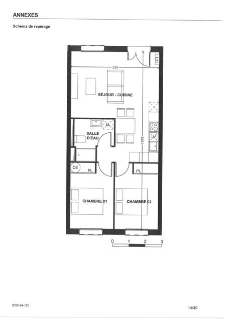 Vente Appartement VENDAYS MONTALIVET - 3 pièces -55 m² - (33930)