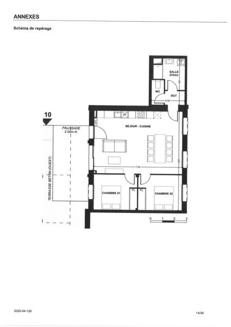 Vente Appartement VENDAYS MONTALIVET - 3 pièces -69 m² - (33930)