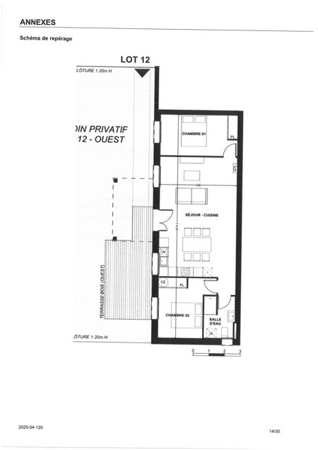 Vente Appartement VENDAYS MONTALIVET - 3 pièces -68 m² - (33930)