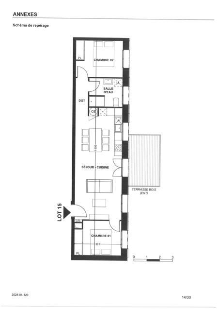 Vente Appartement VENDAYS MONTALIVET - 3 pièces -58 m² - (33930)