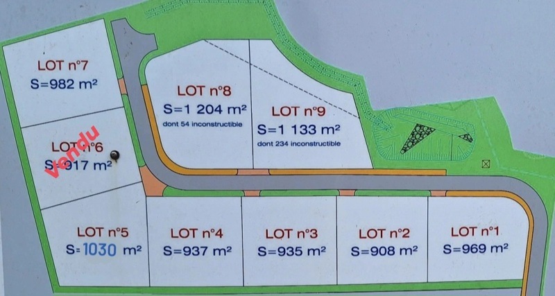 Vente Terrain Bats - -1133 m² - (40320)