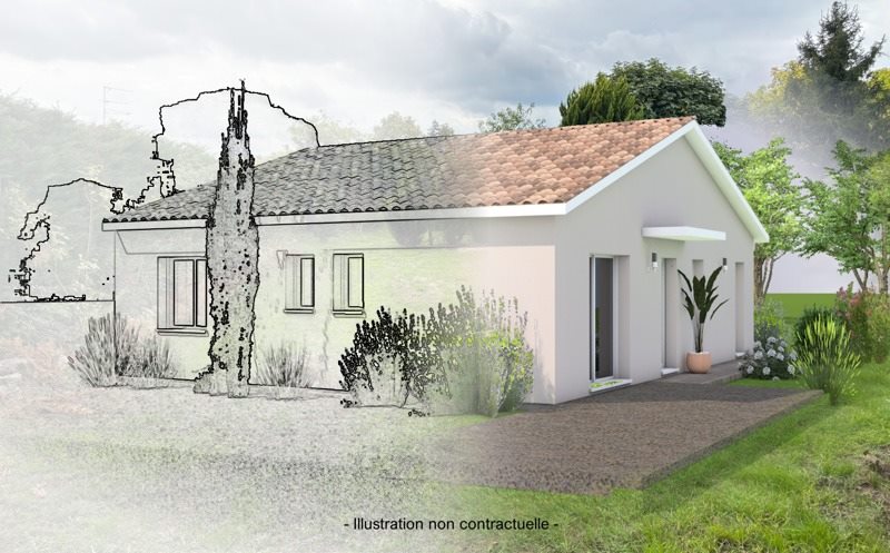 Vente Terrain MONTCARET - -1549 m² - (24230)