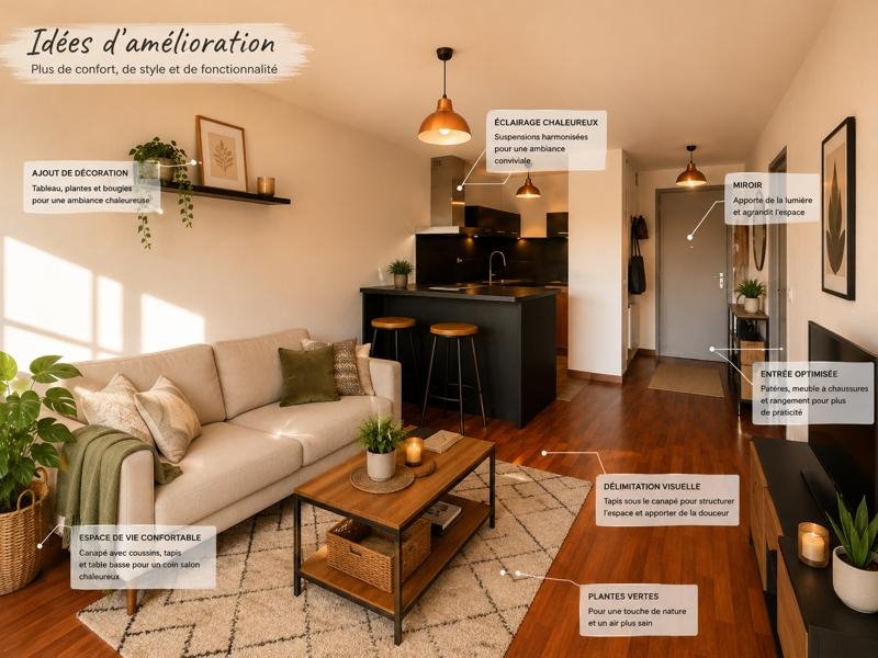 Vente Appartement GUJAN MESTRAS - 2 pièces -41 m² - (33470)