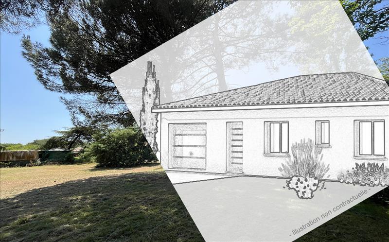 Vente Terrain LARUSCADE - -1154 m² - (33620)