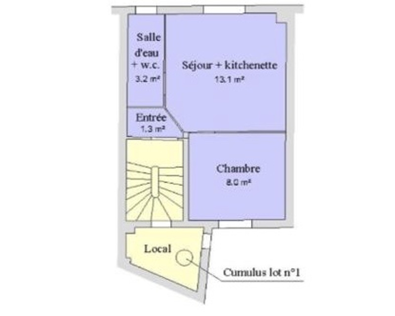 Vente Appartement Bordeaux 33800 1 pièce - 25,6 m²