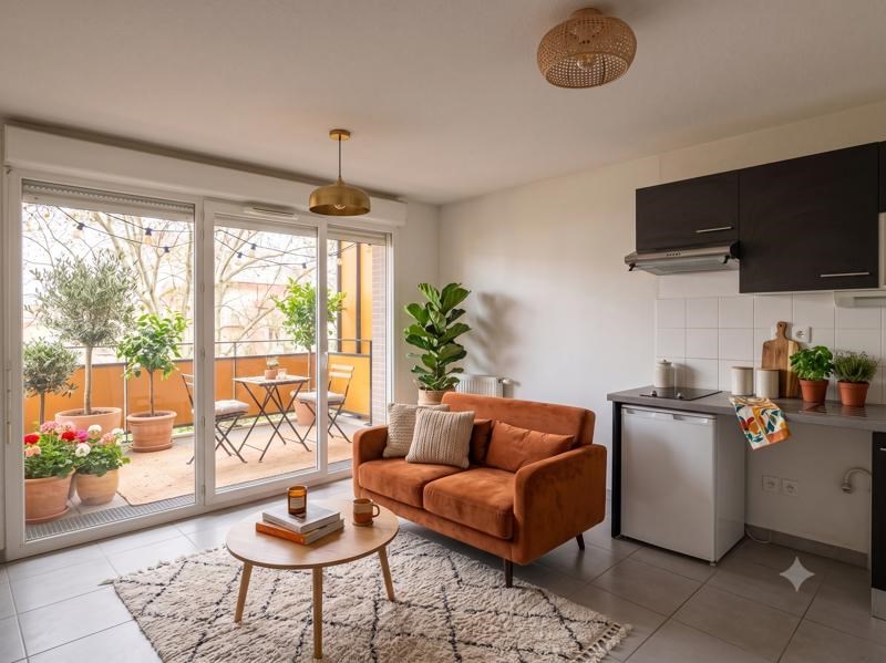 Vente Appartement TOURNEFEUILLE - 2 pièces -37 m² - (31170)