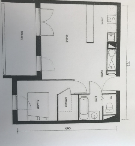 Vente Appartement GENISSAC - 2 pièces -42 m² - (33420)