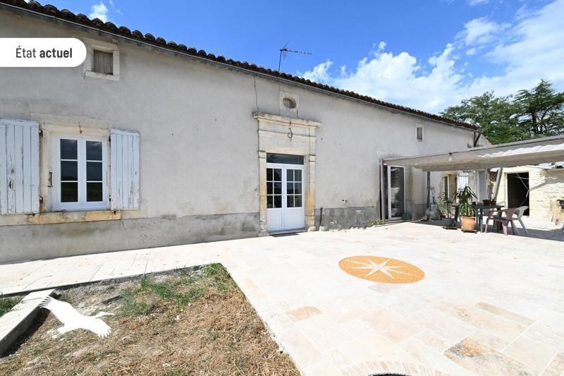 Vente Maison Louzac-Saint-André - 4 pièces -136 m² - (16100)