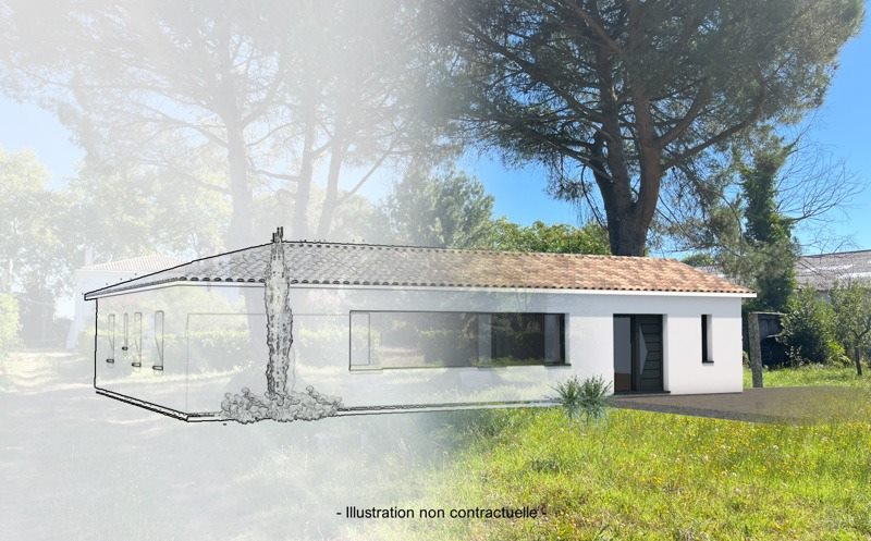 Vente Terrain TOULENNE - -1110 m² - (33210)