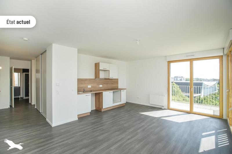 Vente Appartement TOURS - 3 pièces -61,4 m² - (37100)