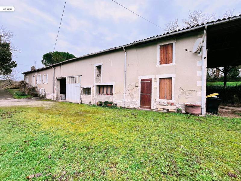 Vente Maison MONTMOREAU - 8 pièces -103 m² - (16190)
