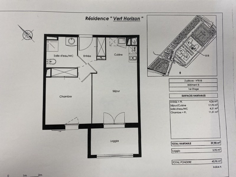 Vente Appartement ST GENIES BELLEVUE - 2 pièces -38 m² - (31180)