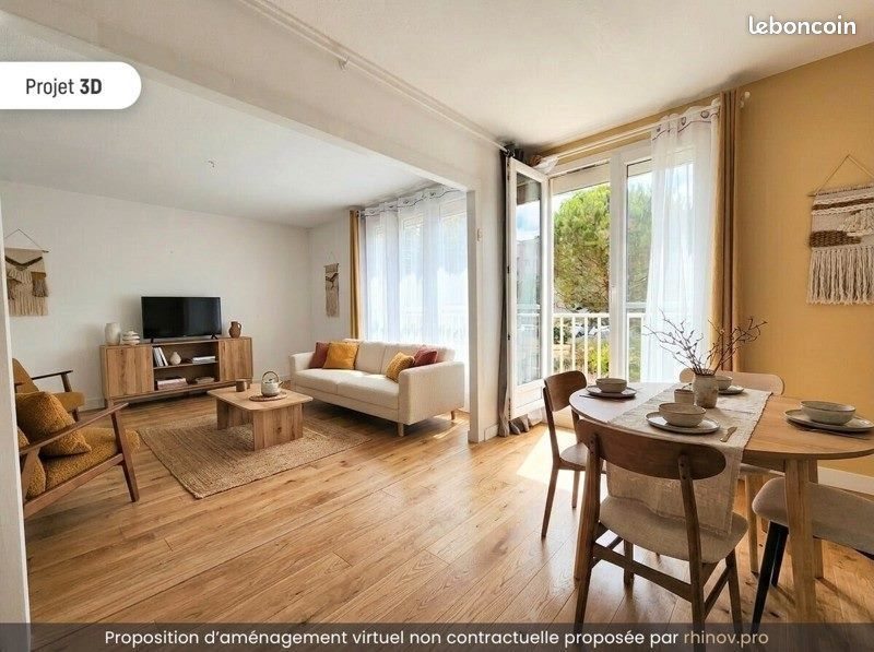 Appartement 3 pièces 62 m² · à Rezé · 62 m² · 143 640 €