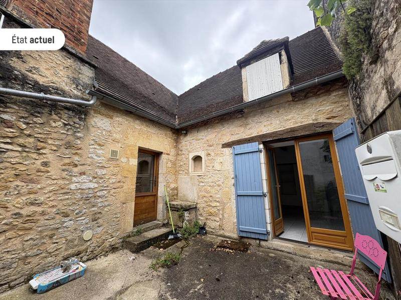 Vente Maison LES FARGES - 3 pièces -60 m² - (24290)